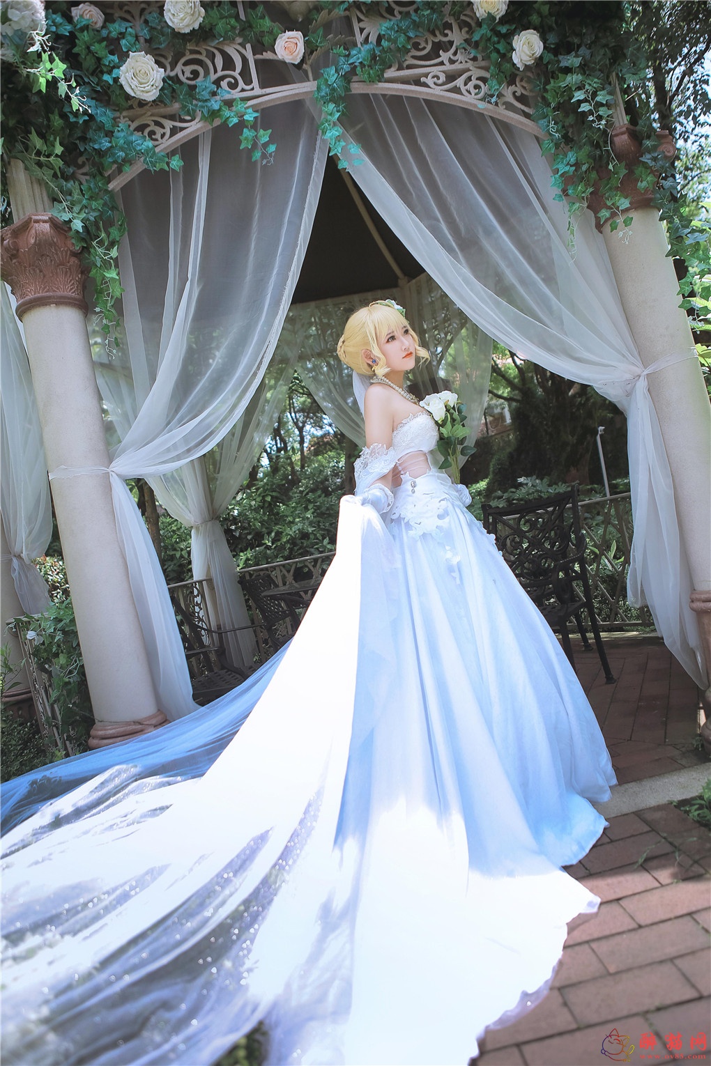 夏柠柠-FATE GRAND ORDER cosplay御姐花嫁-5