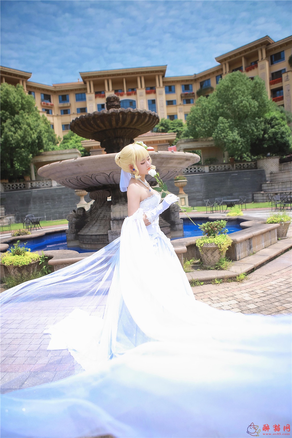 夏柠柠-FATE GRAND ORDER cosplay御姐花嫁-醉猫网 - 专注于美图分享-www.ov85.com