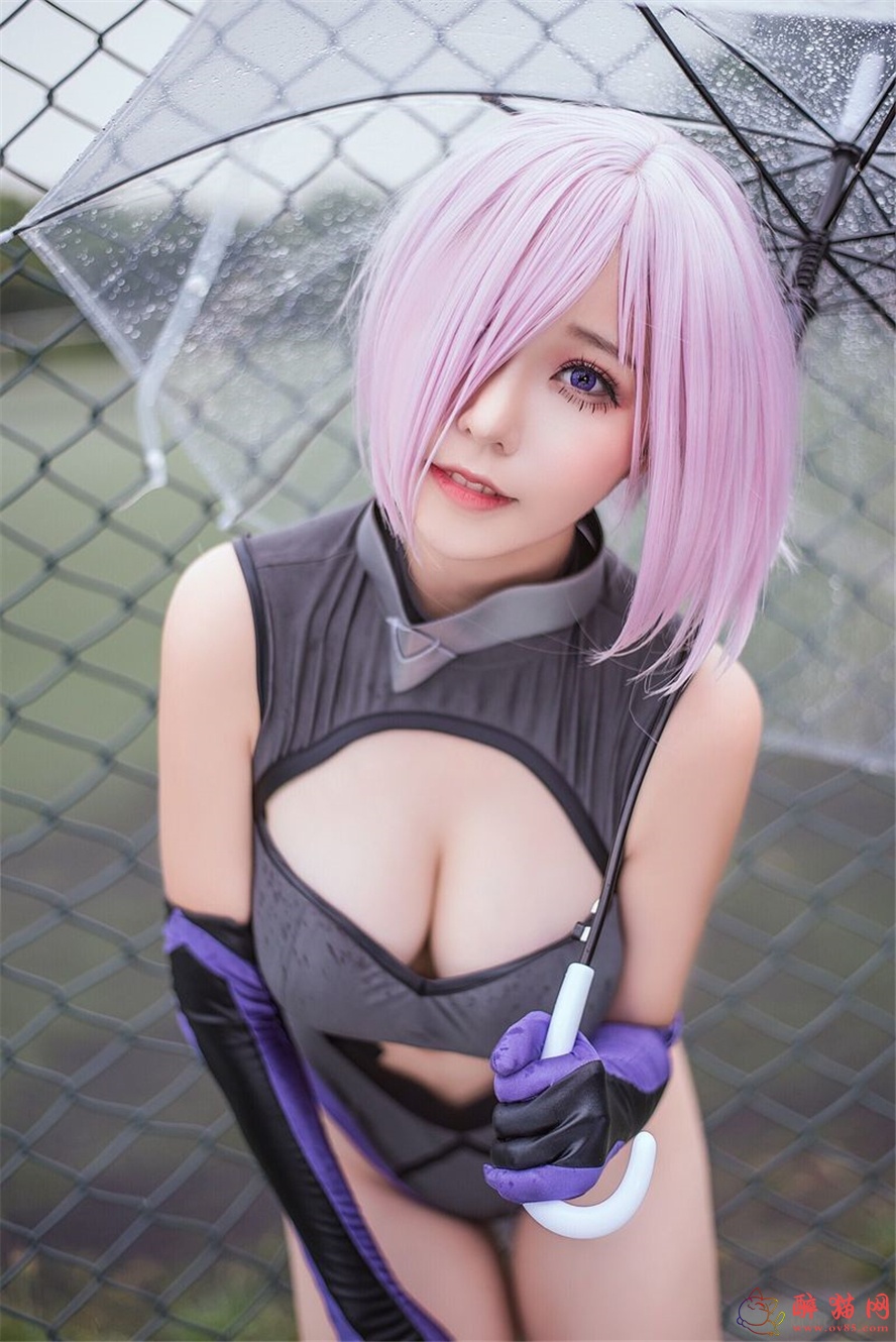 动漫博主菌烨tako扮演Fate-Grand-Order玛修个人cosplay训练写真-醉猫网 - 专注于美图分享-www.ov85.com