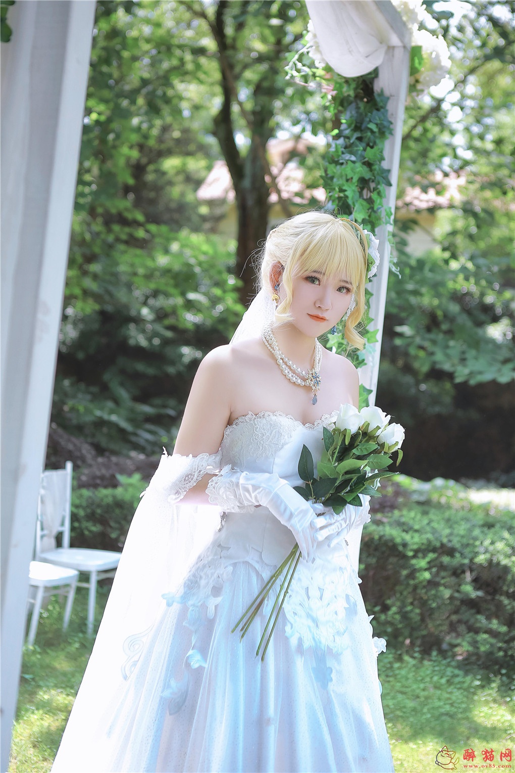 夏柠柠-FATE GRAND ORDER cosplay御姐花嫁-3