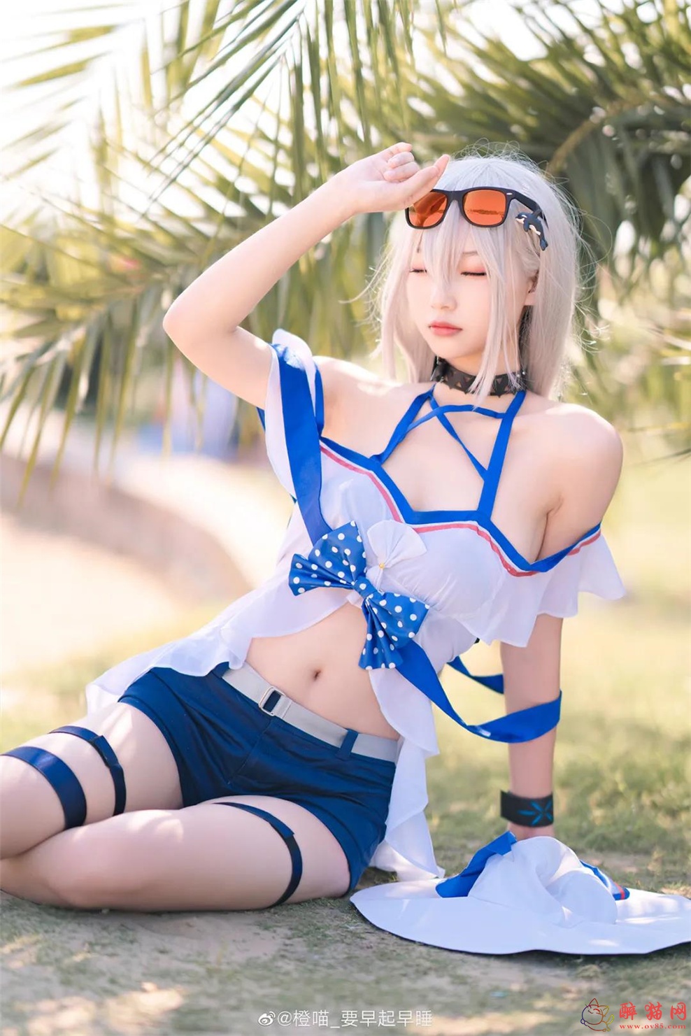 橙喵_要早起早睡_清凉夏日cosplay写真-7