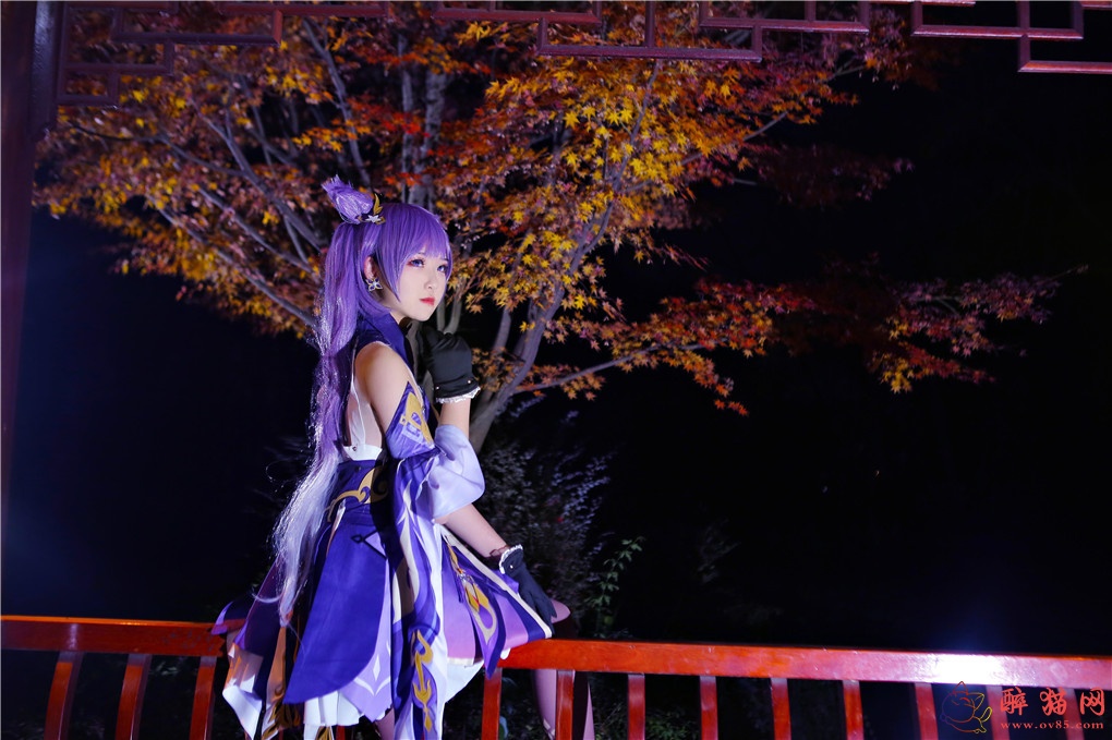 夏柠柠-原神cosplay刻晴-醉猫网 - 专注于美图分享-www.ov85.com