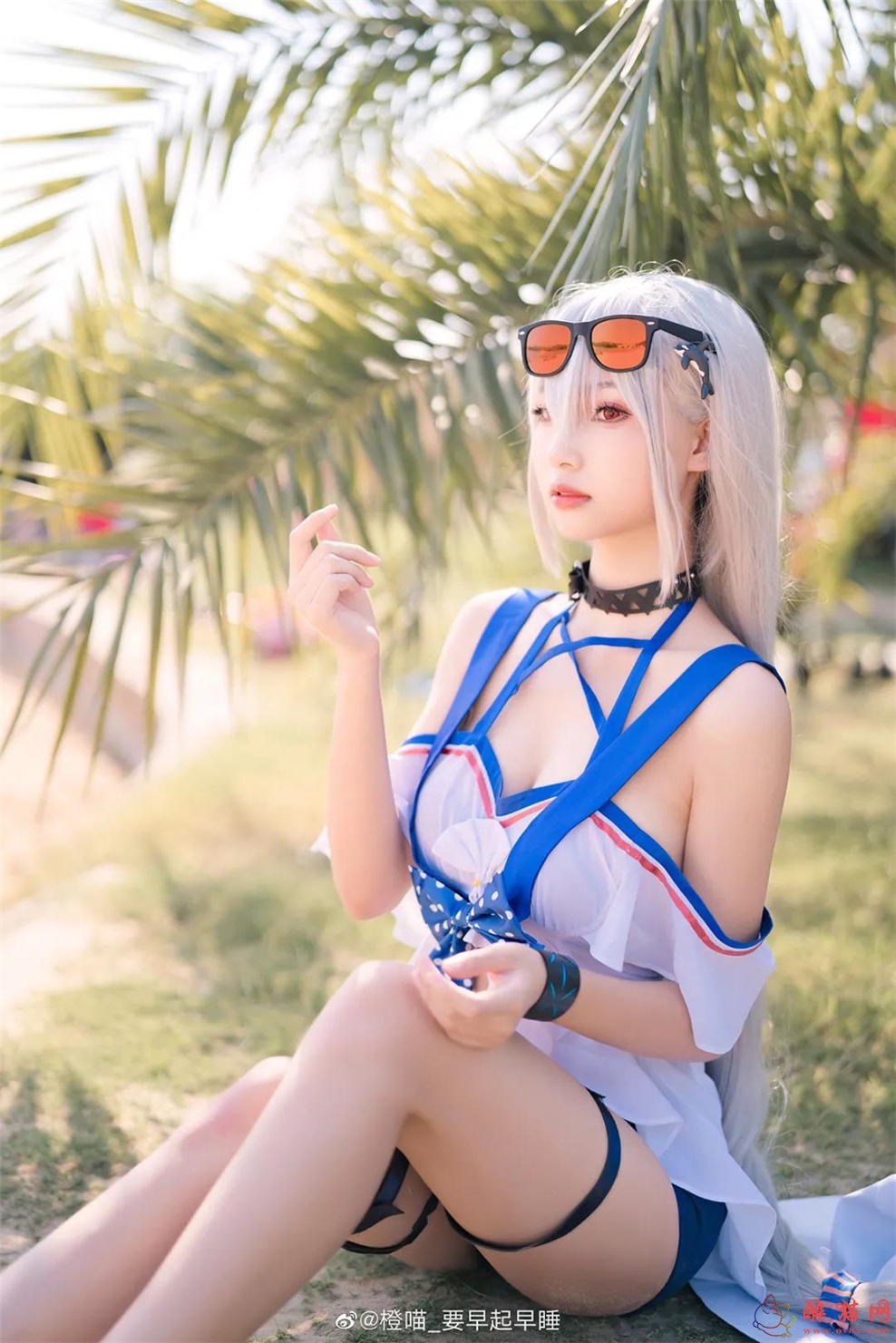 橙喵_要早起早睡_清凉夏日cosplay写真-3