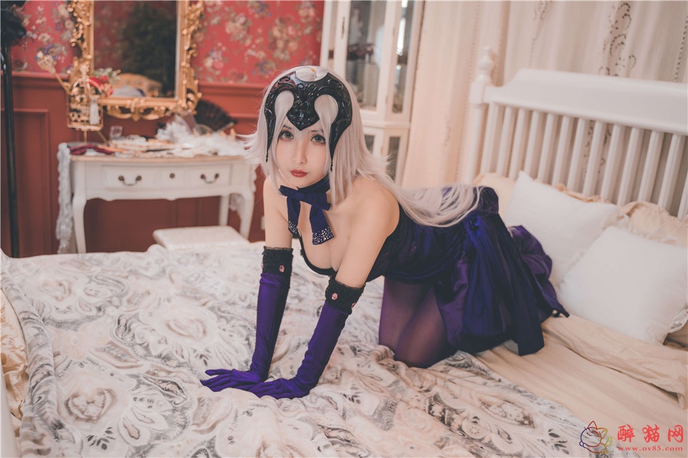 rioko凉凉子 醉贞紫色长裙cosplay写真-醉猫网 - 专注于美图分享-www.ov85.com