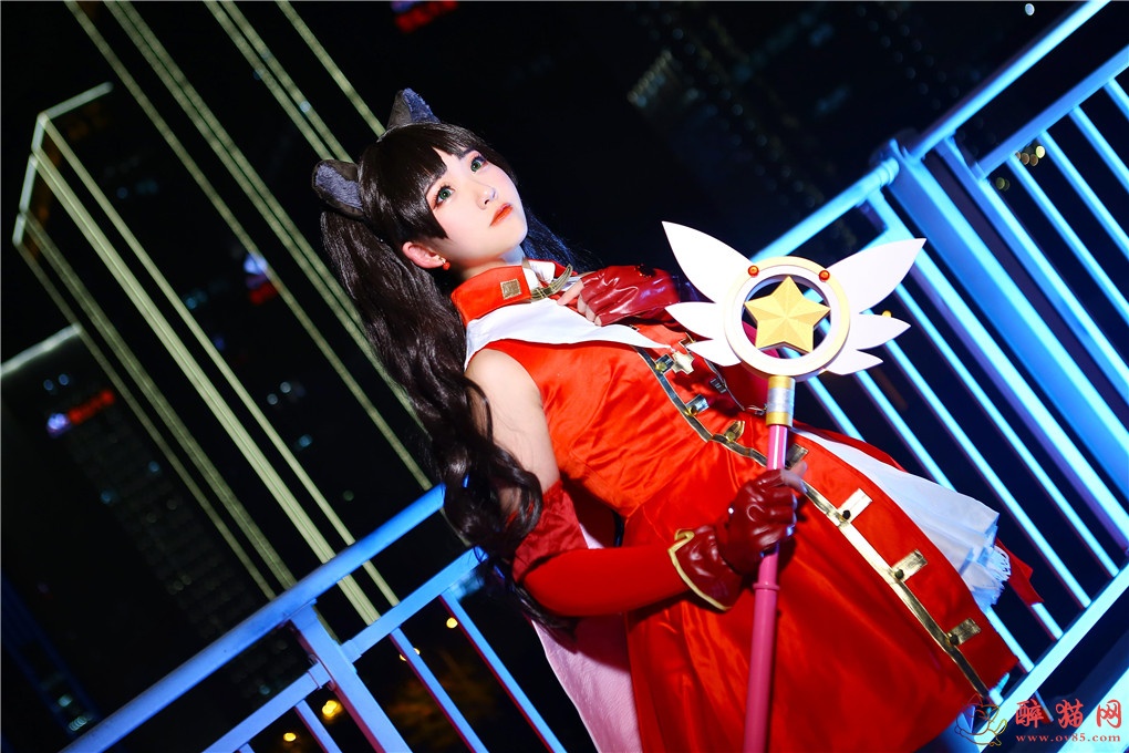 夏柠柠-cosplay远坂凛FAIE-醉猫网 - 专注于美图分享-www.ov85.com