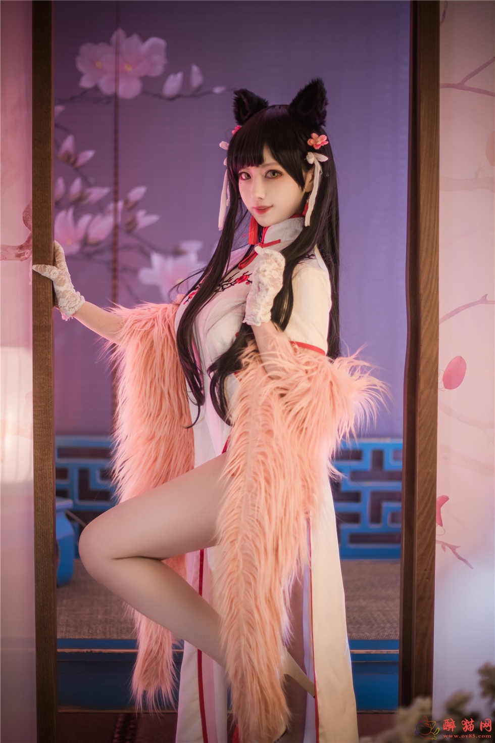 Shika小鹿鹿 cosplay爱宕旗袍-5