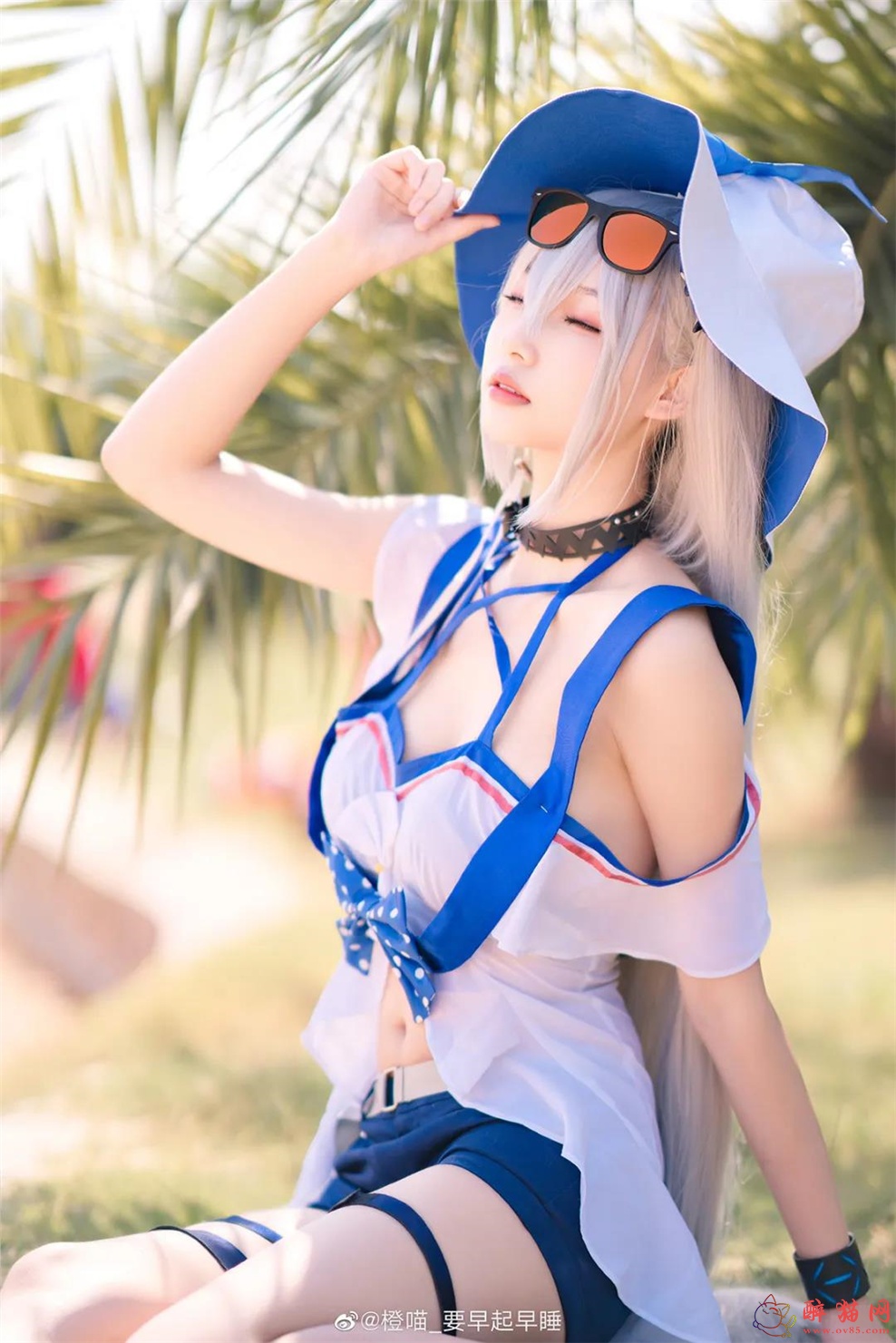 橙喵_要早起早睡_清凉夏日cosplay写真-2