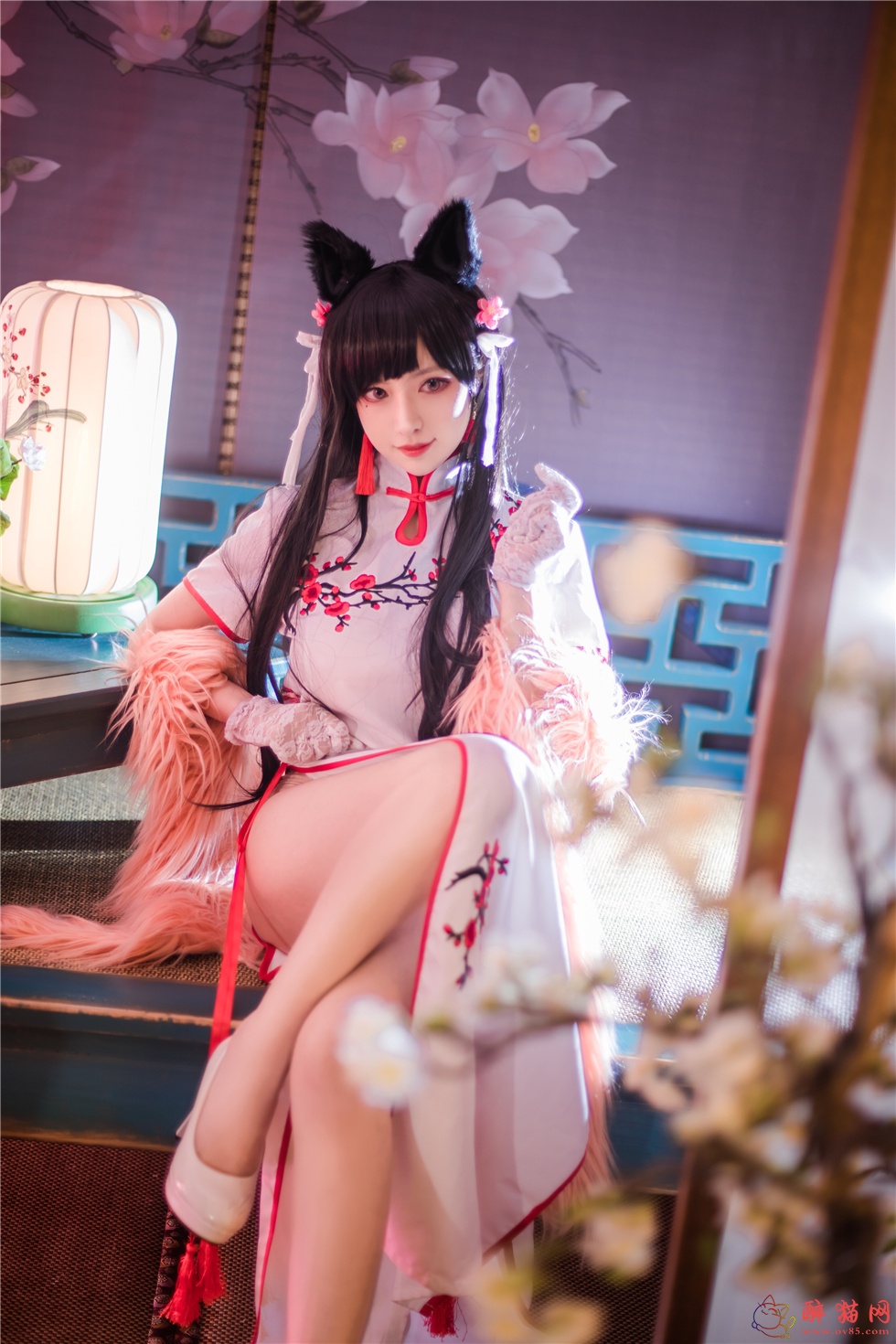 Shika小鹿鹿 cosplay爱宕旗袍-2