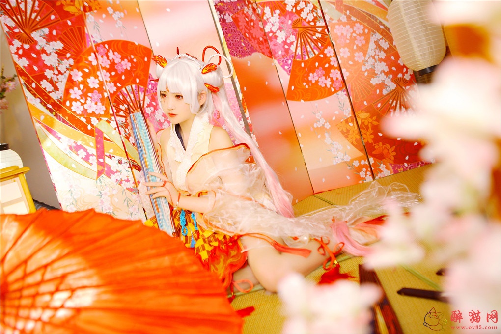 夏柠柠-cosplay阴阳师不知火COS正片御姐-9
