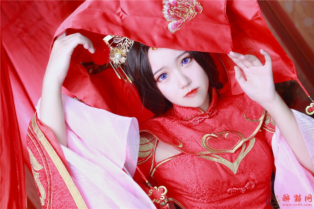 夏柠柠-王者荣耀cosplay露娜-醉猫网 - 专注于美图分享-www.ov85.com
