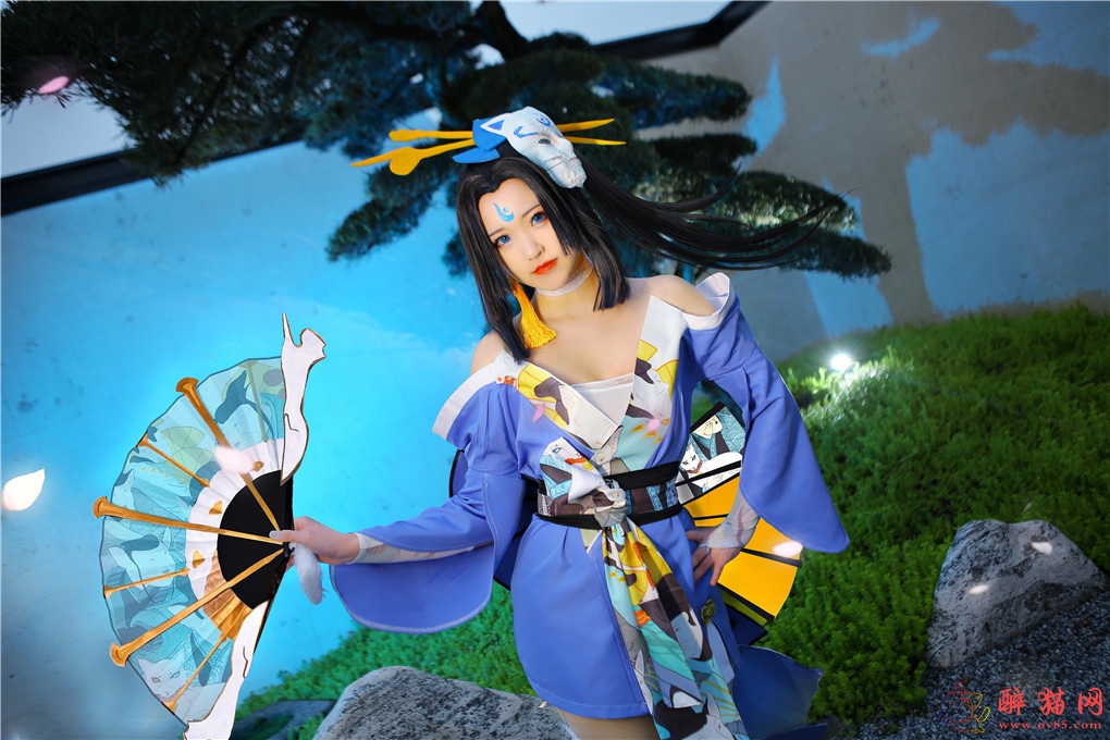 夏柠柠-王者荣耀cosplay不知火舞魅语-5 夏柠柠-王者荣耀cosplay不知火舞魅语