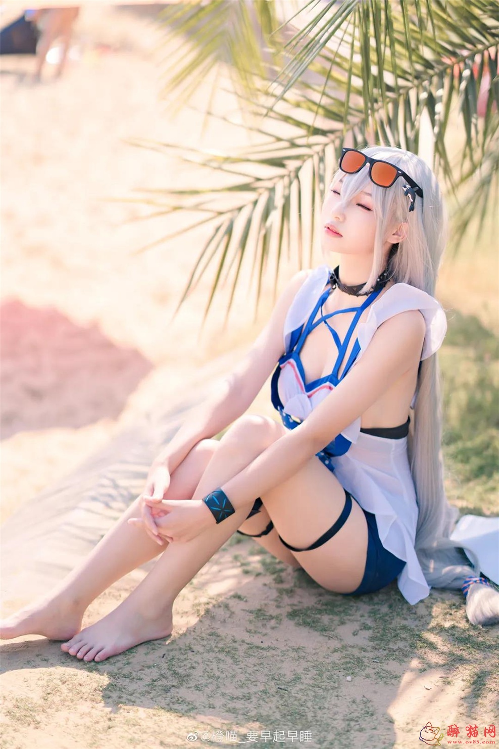 橙喵_要早起早睡_清凉夏日cosplay写真-1