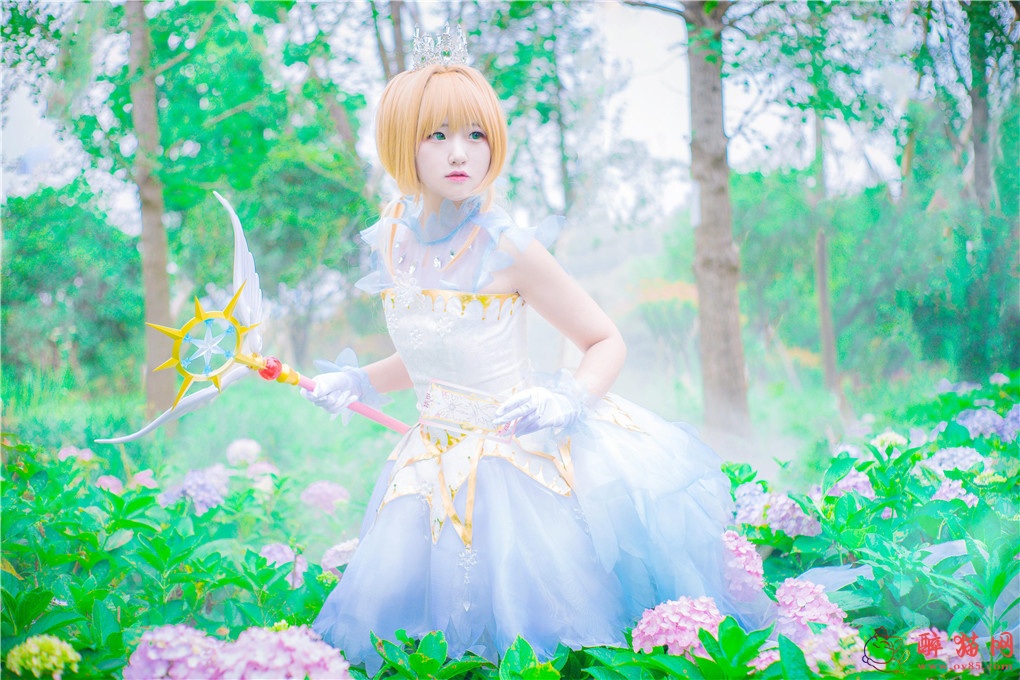 夏柠柠-魔卡少女樱cosplay木之本樱-醉猫网 - 专注于美图分享-www.ov85.com