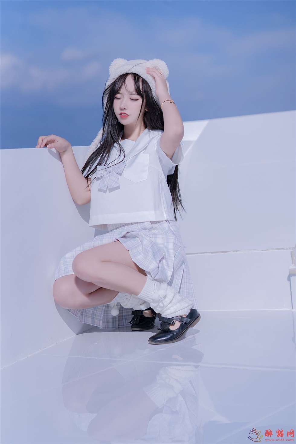 过期米线线喵少女风，天台上的阳光-醉猫网 - 专注于美图分享-www.ov85.com