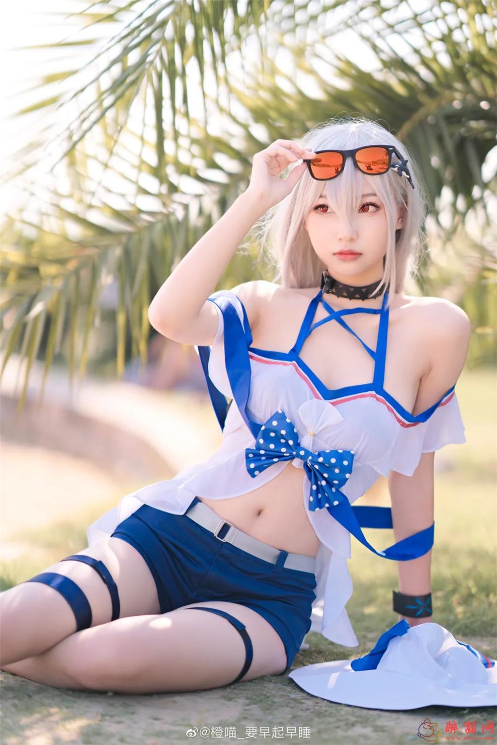 橙喵_要早起早睡_清凉夏日cosplay写真-8