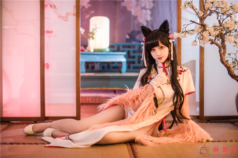 Shika小鹿鹿 cosplay爱宕旗袍-4