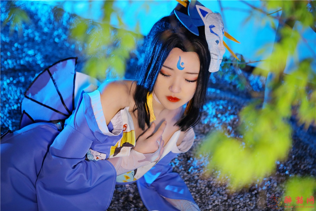 夏柠柠-王者荣耀cosplay不知火舞魅语-1