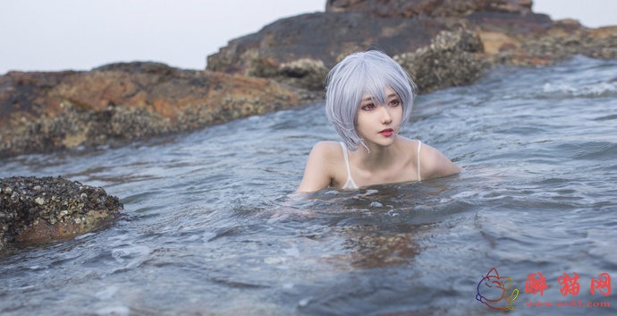 南桃Momoko-海边湿身白衣裙-11 南桃Momoko-海边湿身白衣裙
